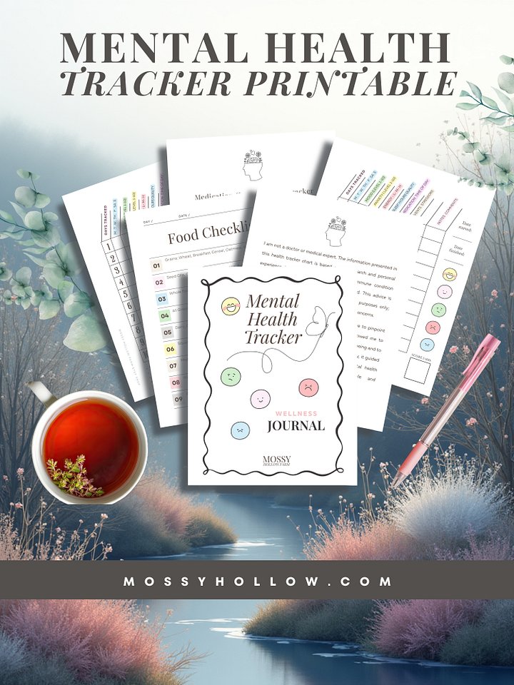 Mental Health Tracker - Printable Mood Tracker product image (1)