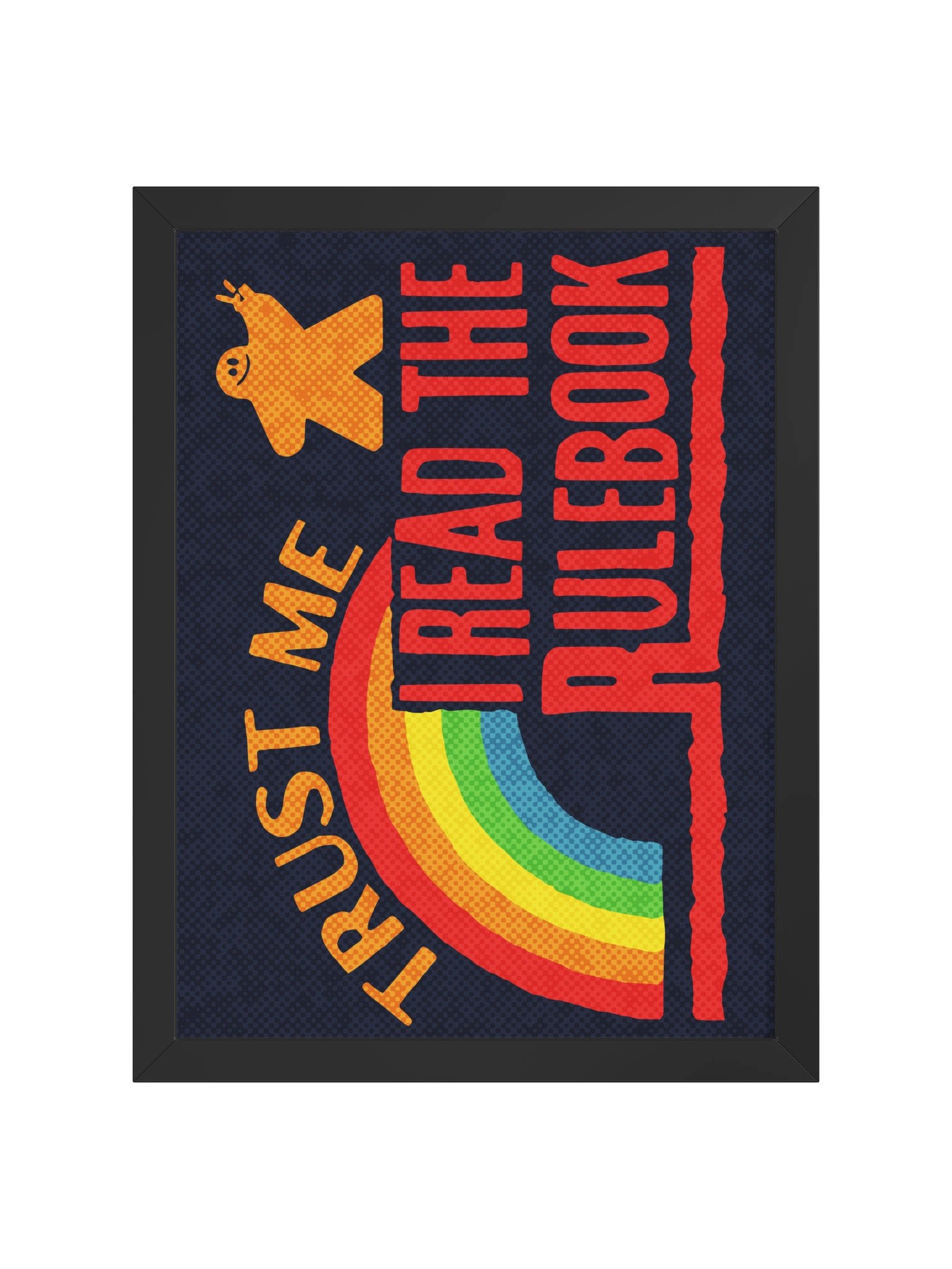 Rulebook Rainbow Board Game Poster - FRAMED product image (3)