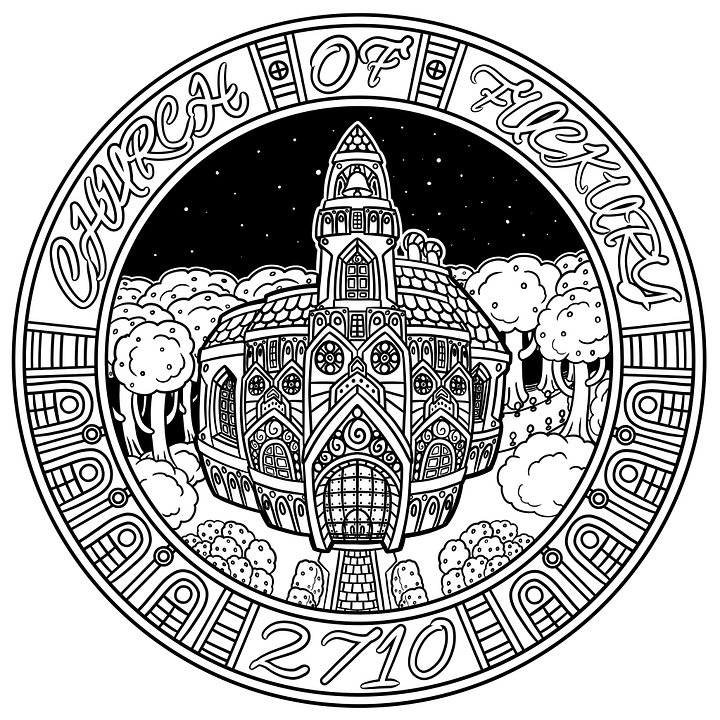 CoF 2026 Logo Coloring Page product image (1)
