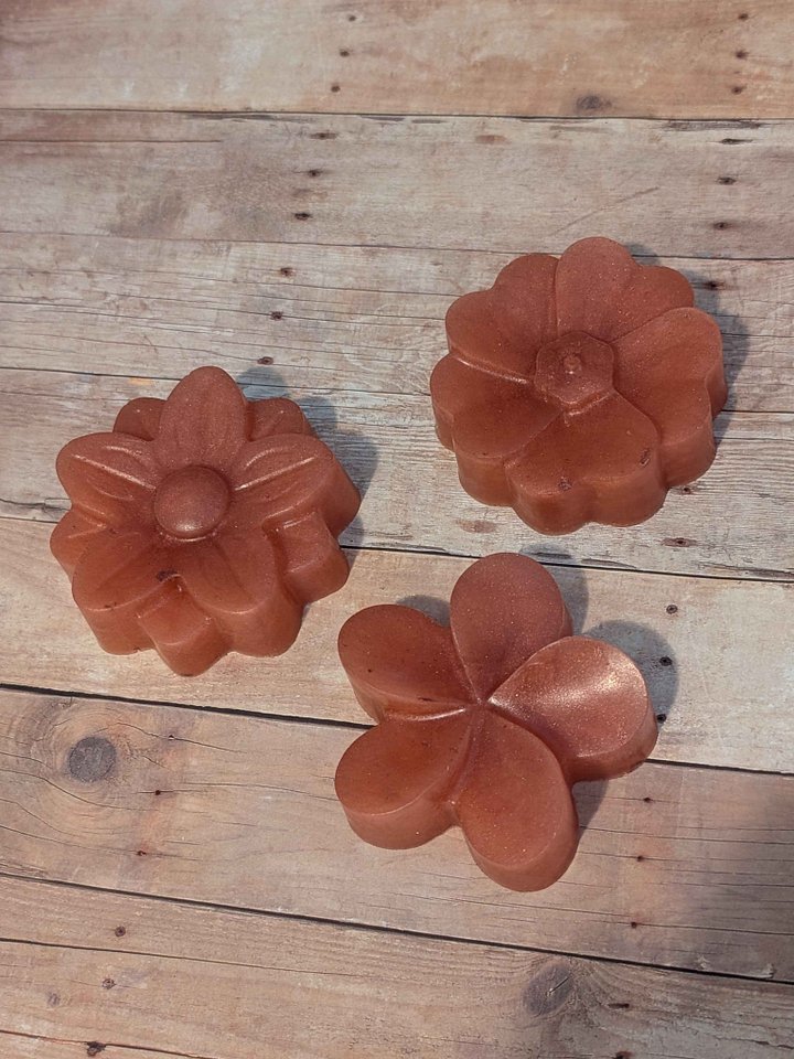 Pink Flower Set Handmade Soap [Set of 3] product image (1)