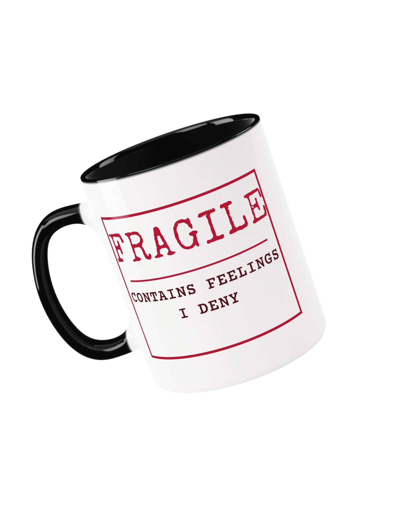 Fragile: Contains Feelings I Deny Mug product image (3)