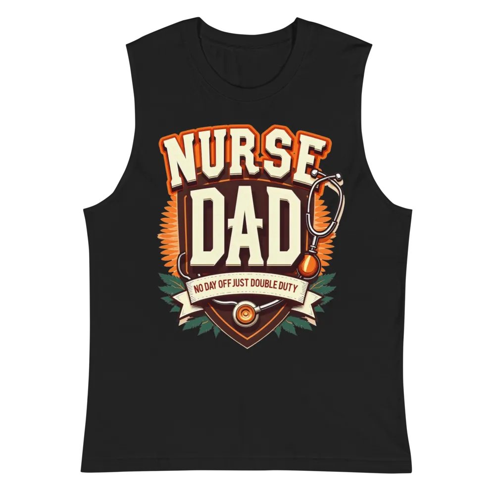 Double Duty Nurse Dad Muscle Tank product image (3)