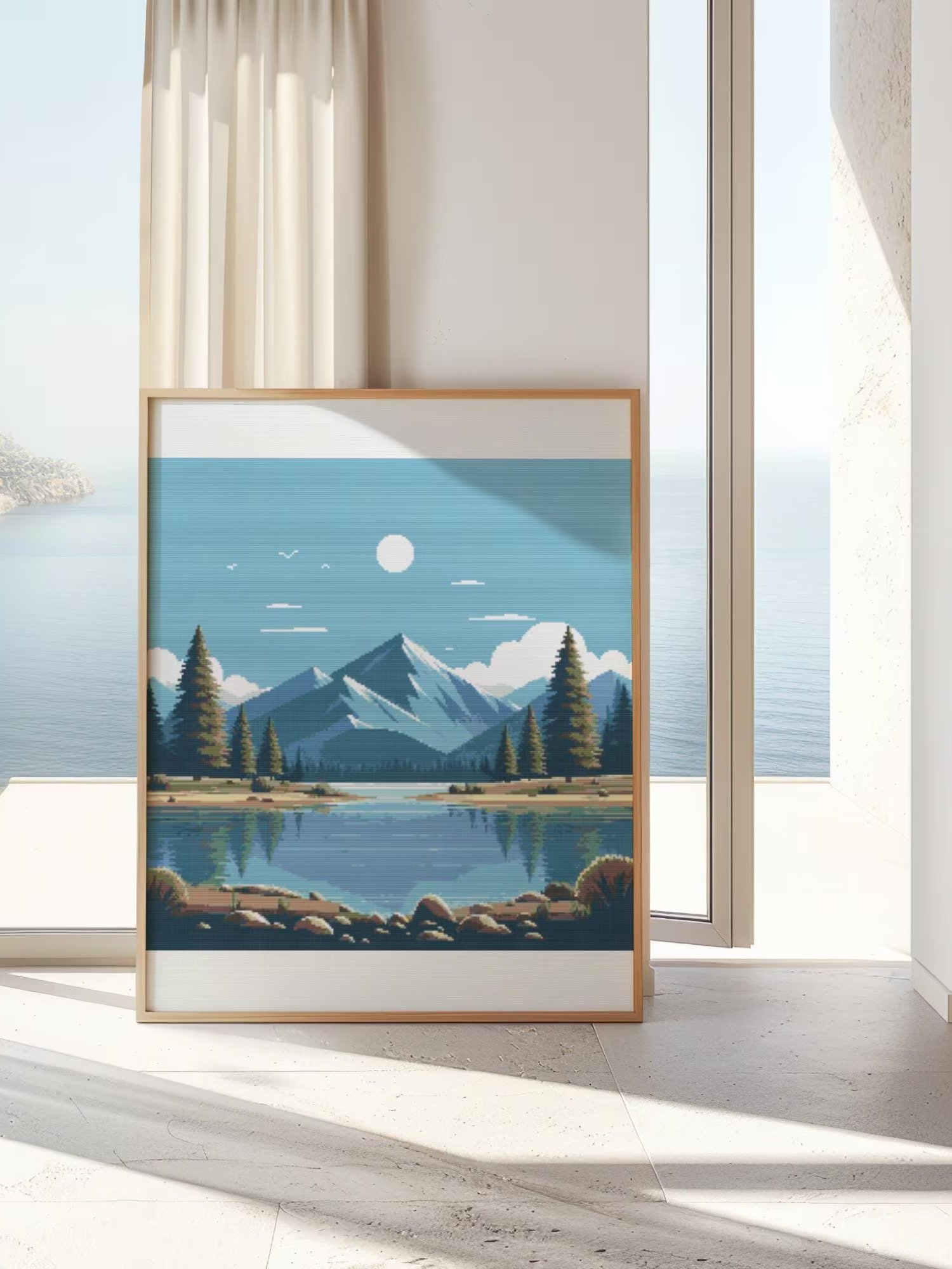 Mountain Reflections Cross Stitch Pattern product image (5)