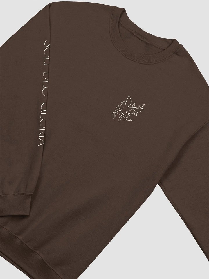 Soli Deo Gloria [Ivory] (Gildan Classic Crewneck Sweatshirt) product image (1)