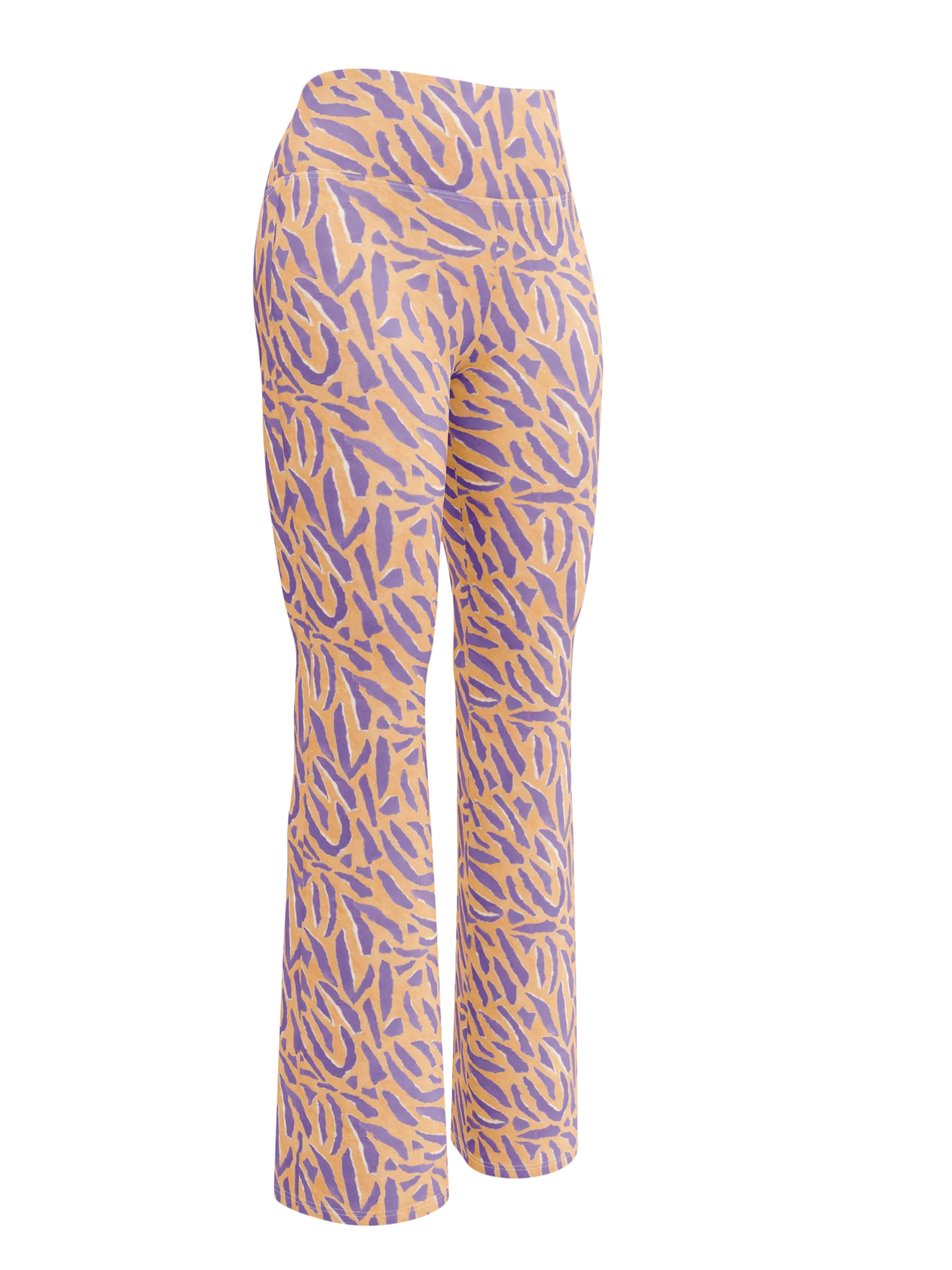 "Animal Stripe" Print Flare Leggings product image (3)