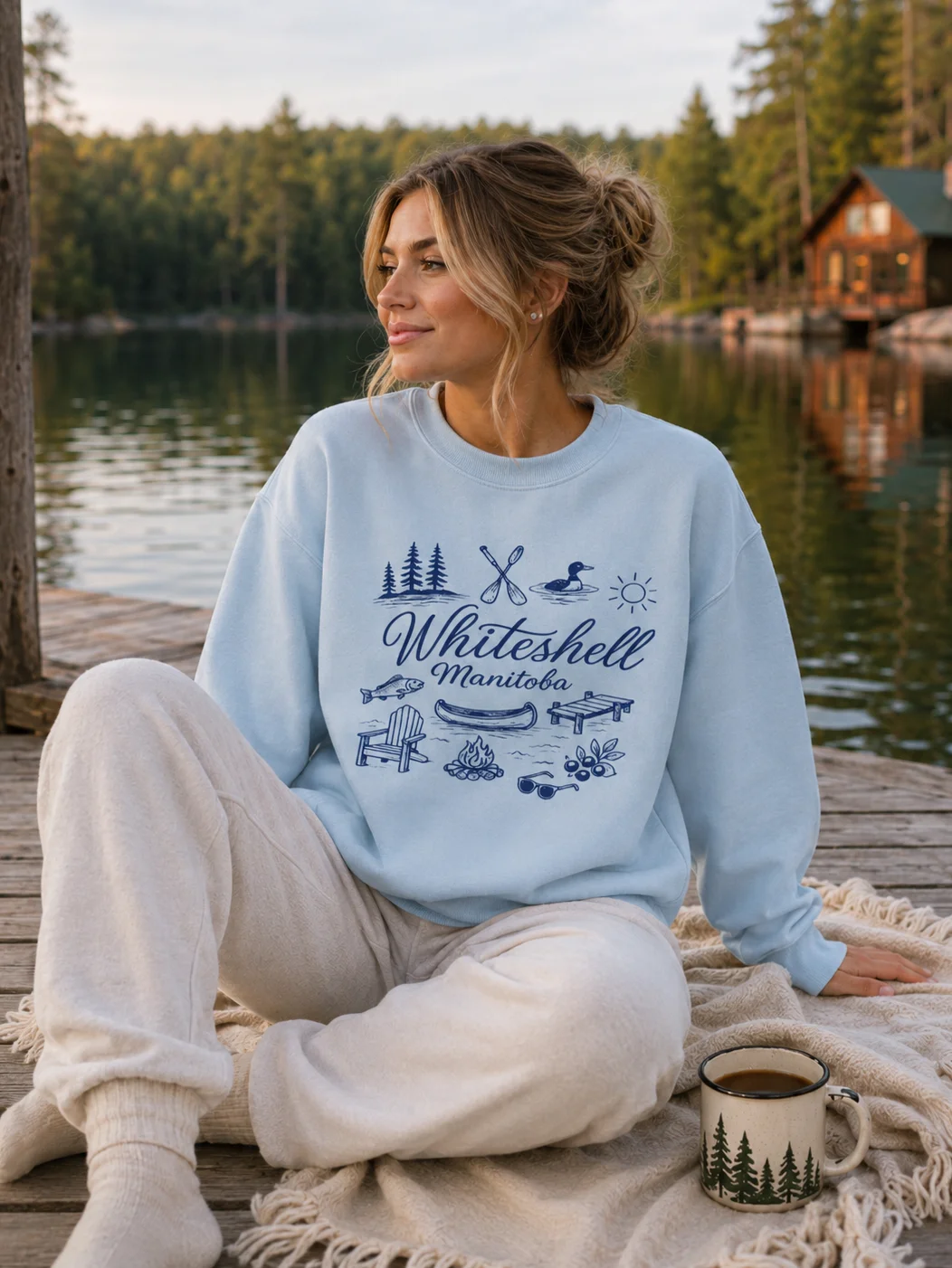 Whiteshell Manitoba Outdoor Logo Crewneck product image (1)