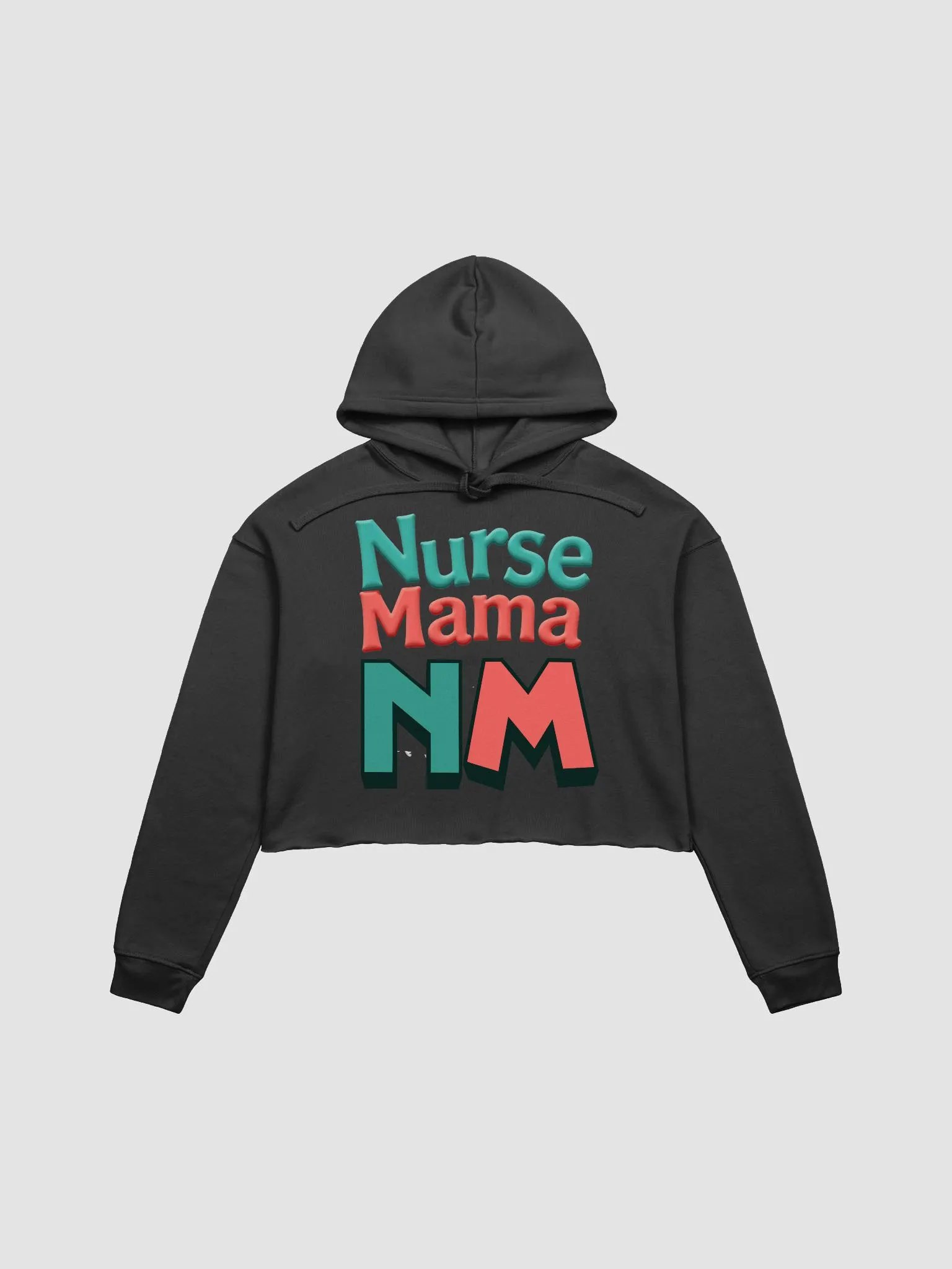 Nurse Mama NM Crop Hoodie product image (3)