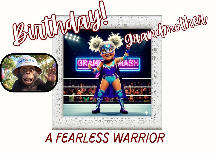 A Fearless Warrior: Grandma Birthday product image (1)