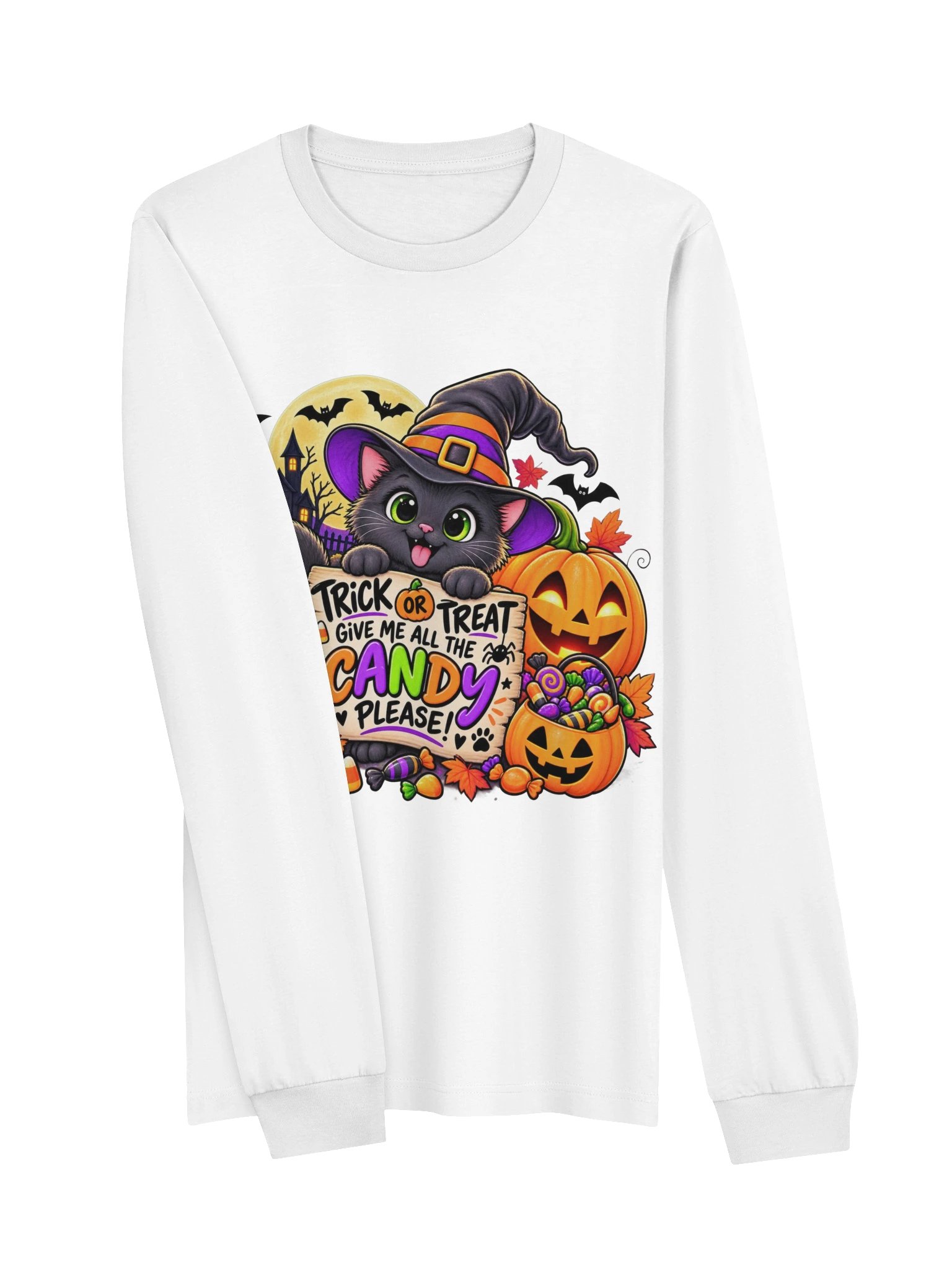Give Me All the Candy Please Long Sleeve Tee product image (3)