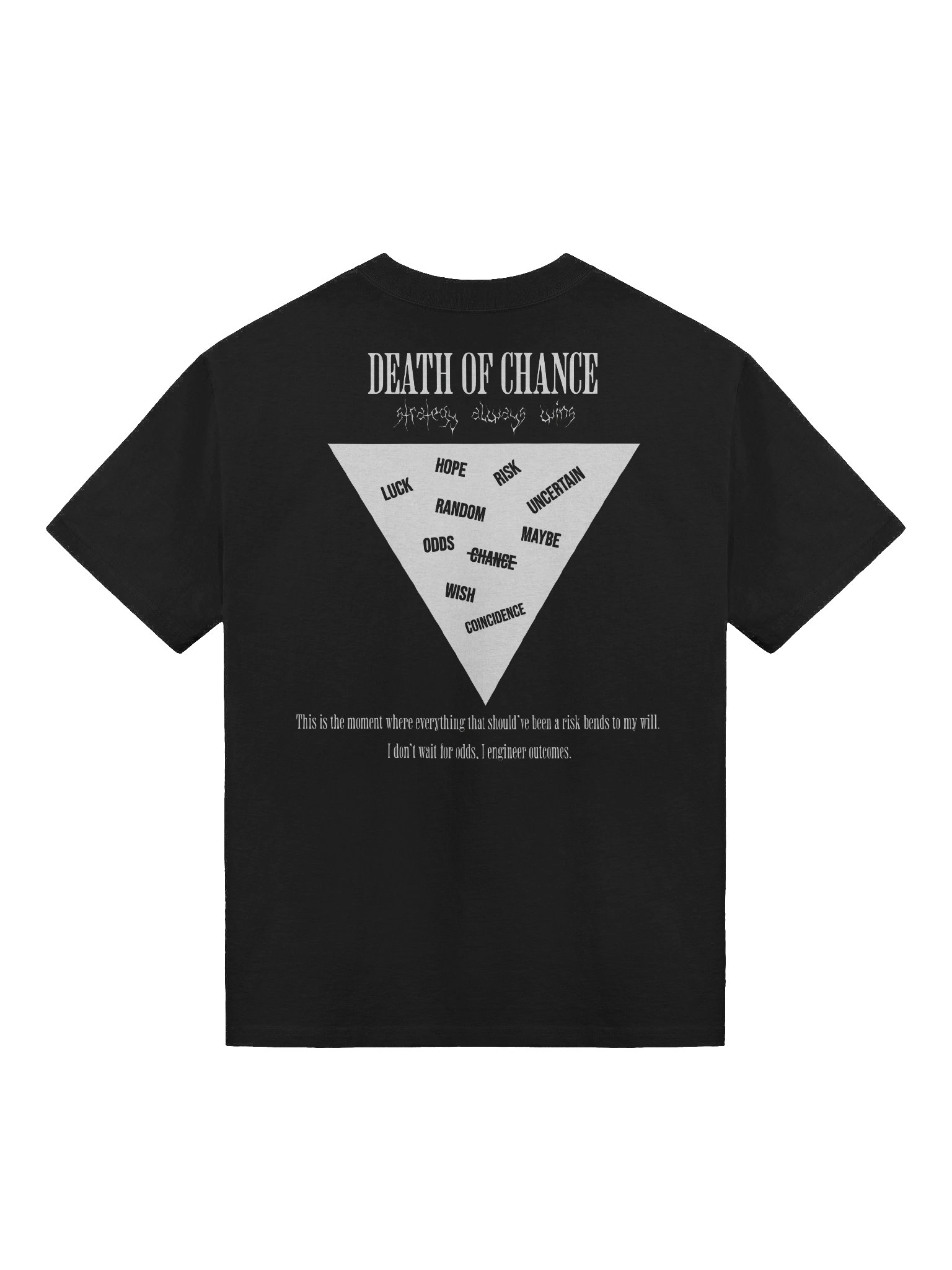 Magigio Death of Chance “Control” Oversized Faded Tee product image (2)