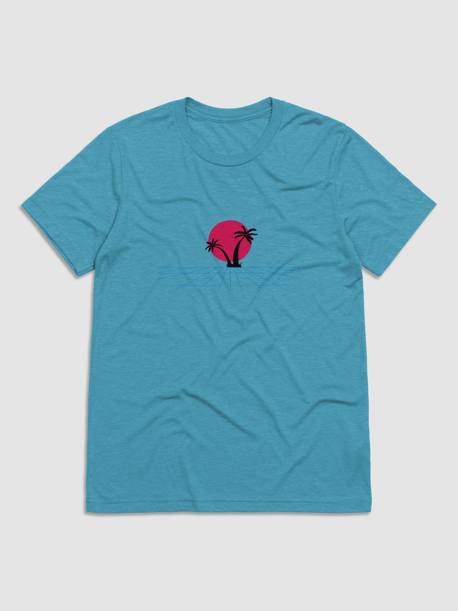 Cyber Sunset Silhouette Tee product image (1)