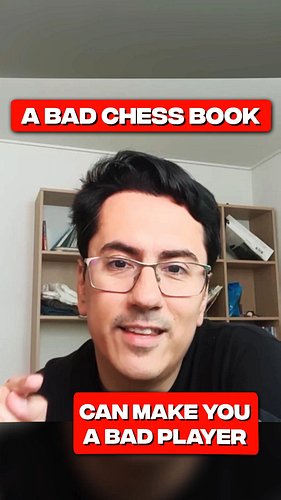 Do bad chess books make you get worse? #chess #chessbooks