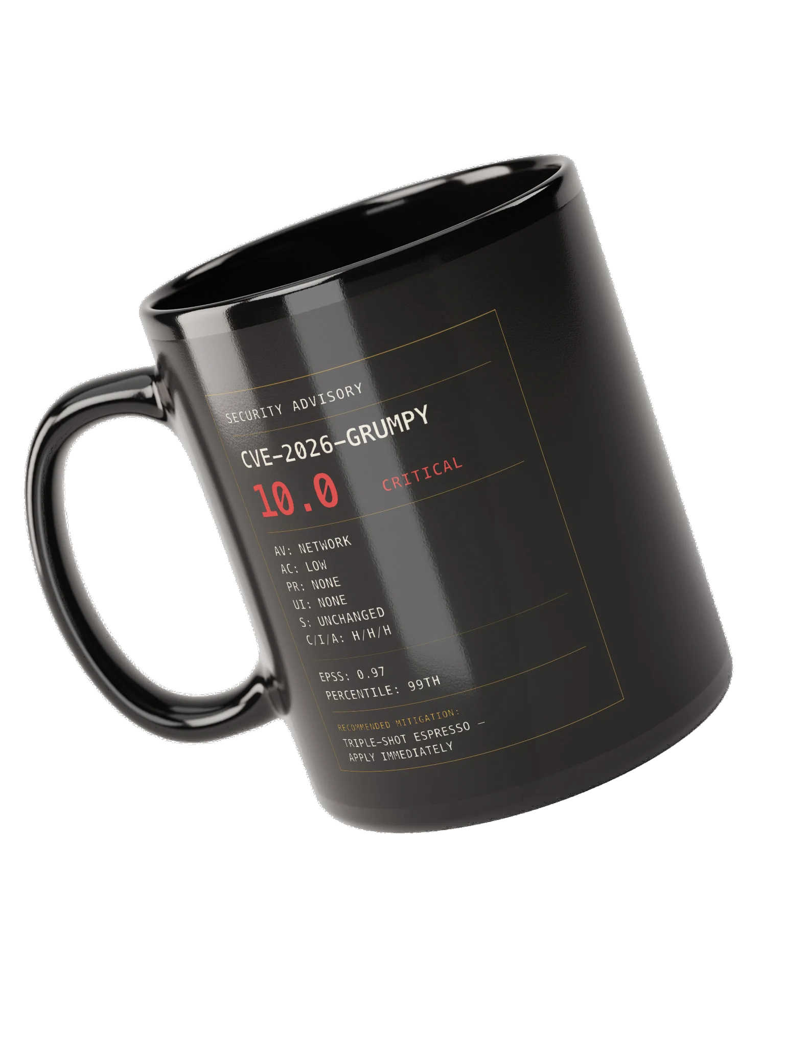 Grumpy Security Advisory Mug product image (5)