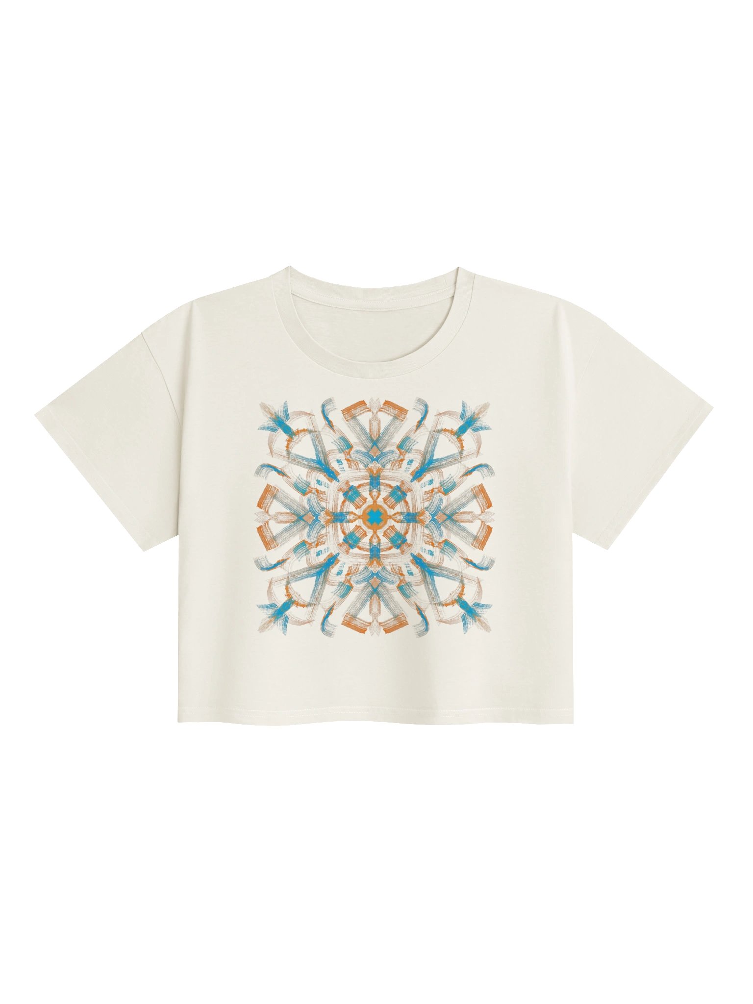 Sunset Kaleidoscope Crop Top product image (1)