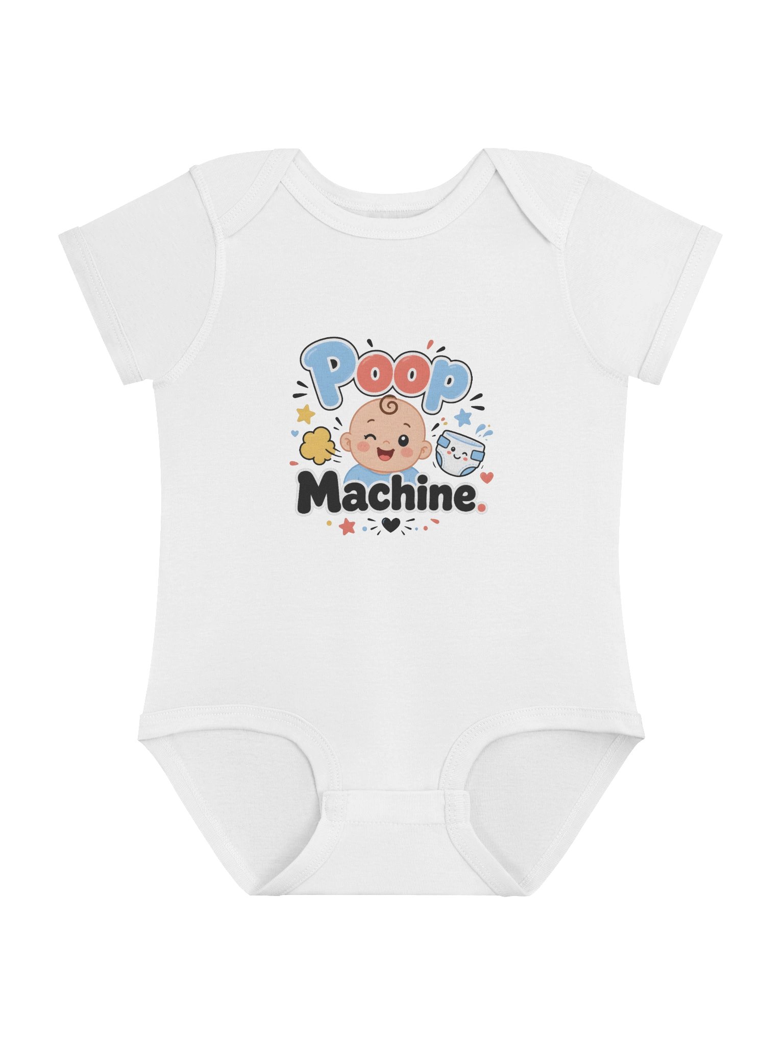Poop Machine Baby Bodysuit product image (1)