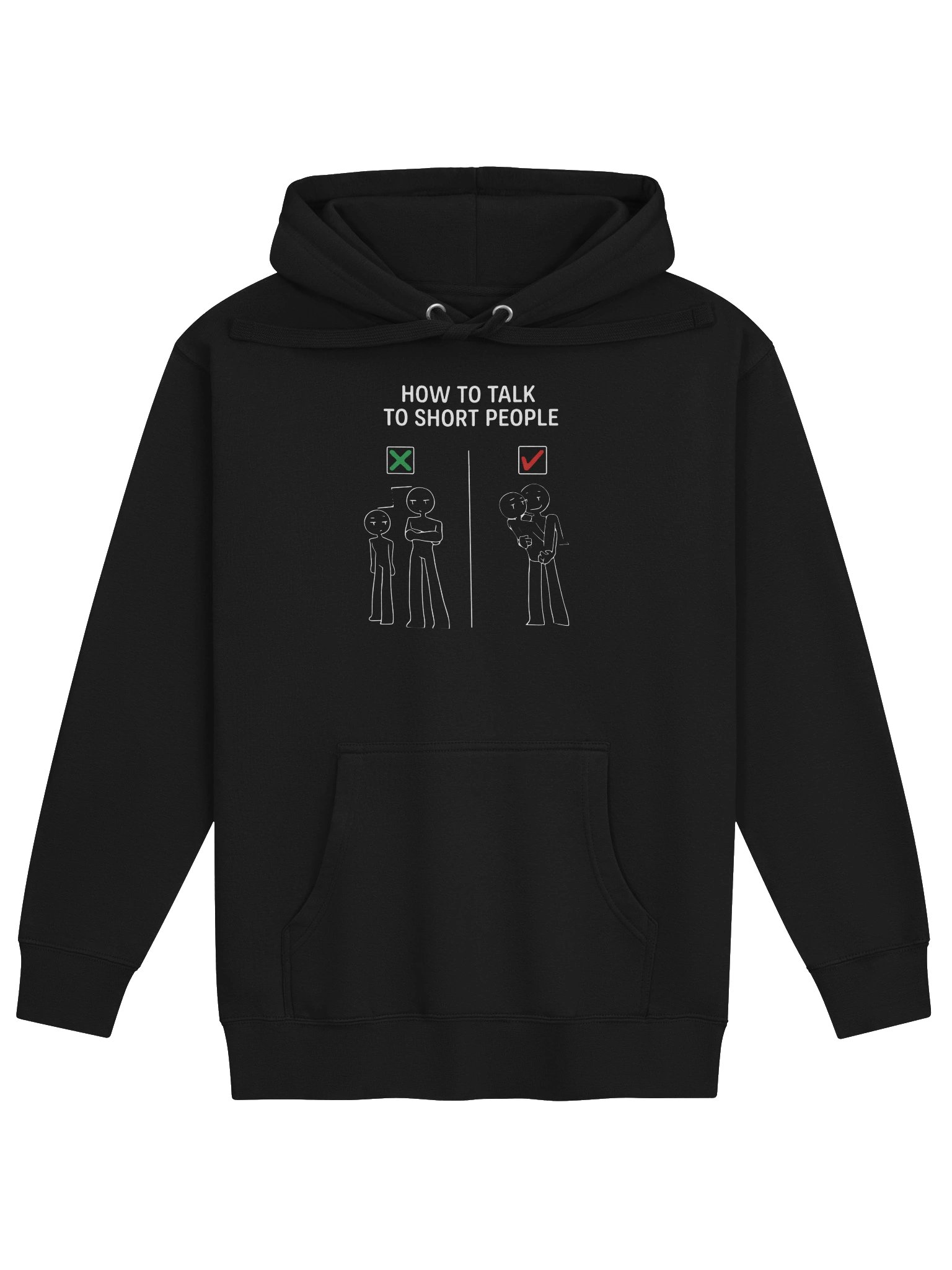 How To Talk To Short People Funny Graphic | Sarcastic Meme product image (1)