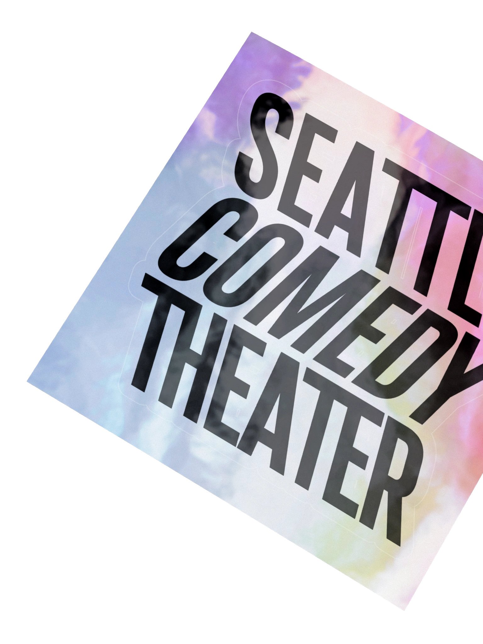 Seattle Comedy Holographic Sticker product image (2)