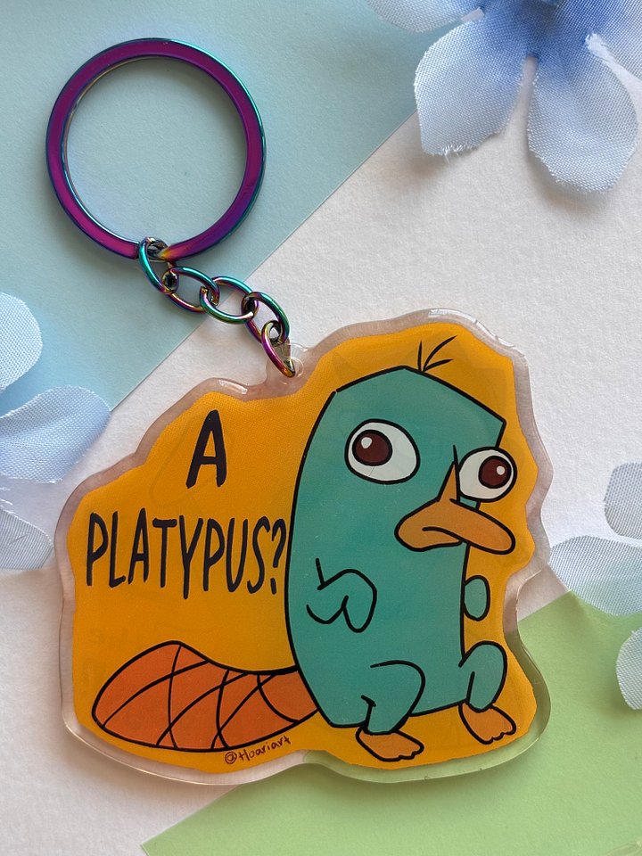 Perry the Platypus keychain product image (2)