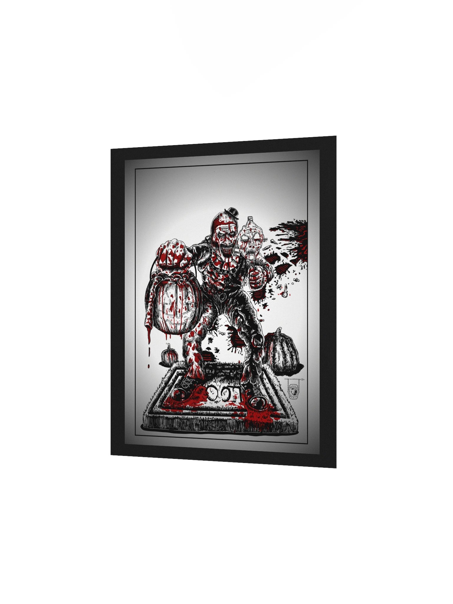 Trick or Treat with Art the Clown- Poster Print (Bloody Version) product image (3)