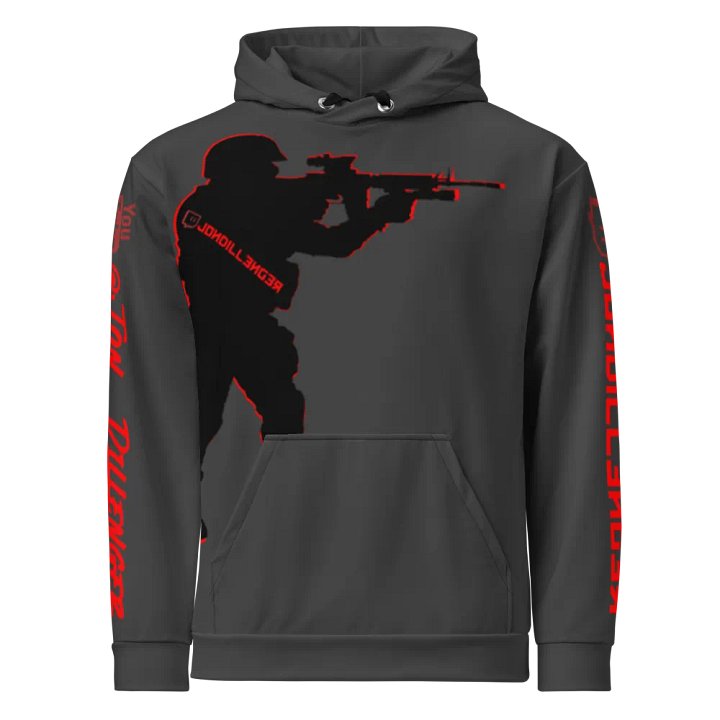 JD Gray Silhouette Hoodie product image (1)