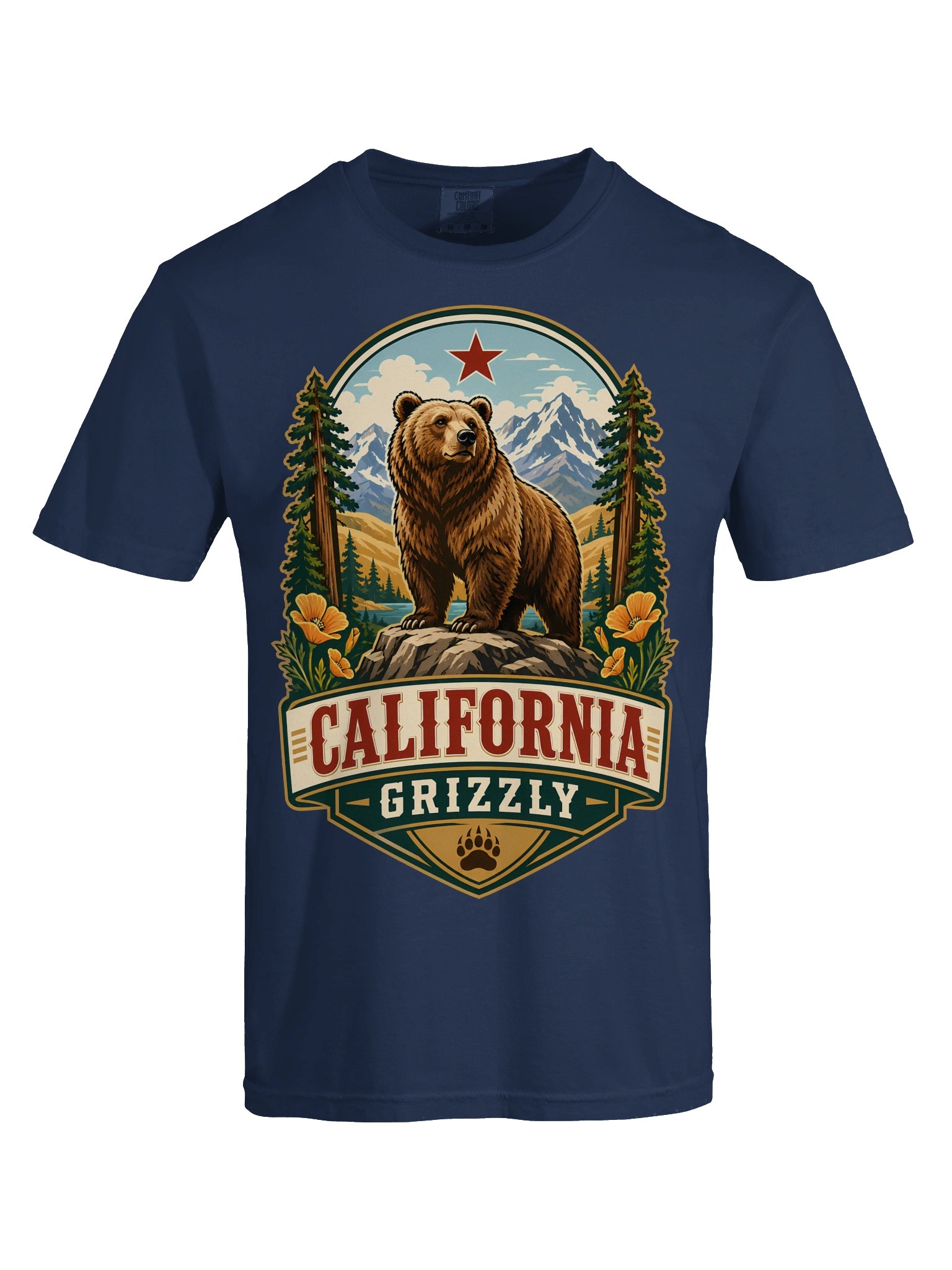 California Grizzly Badge Tee product image (85)