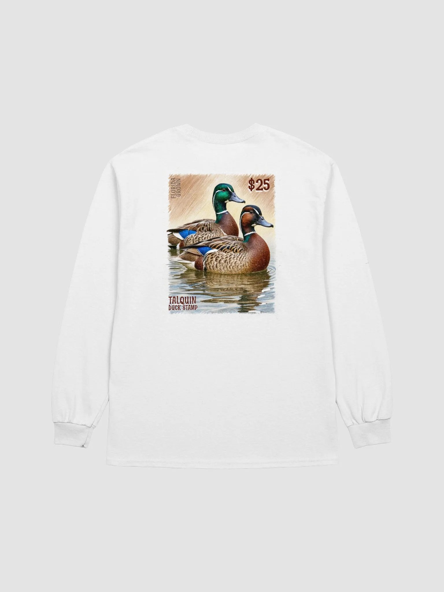 The Talquin Mallard Duck Stamp Long Sleeve Tees product image (5)