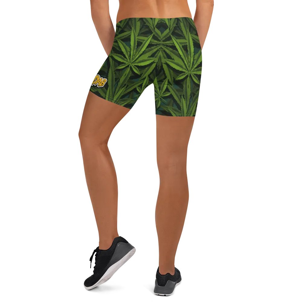 OMD Leaf Spandex Shorts product image (8)