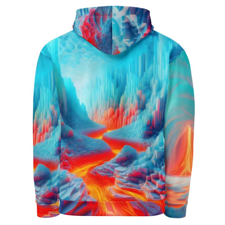 Fire and Ice - Glacial Flow with Lava Heart 27 product image (2)