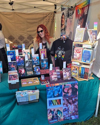 @vikingfestminnesota begins! Come find our tent by the Danger stage. 

#queerbooks #fantasybooks #queerromance #vikingfest #n...