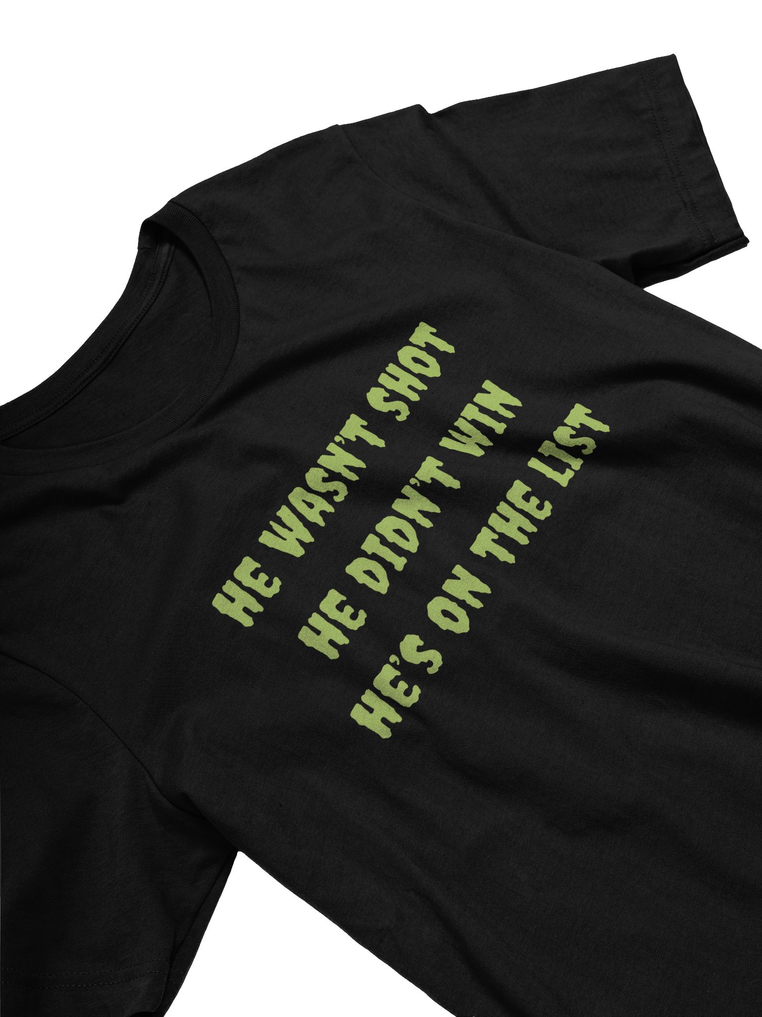 She Won Green Horror Print Supersoft Unisex T-shirt product image (3)