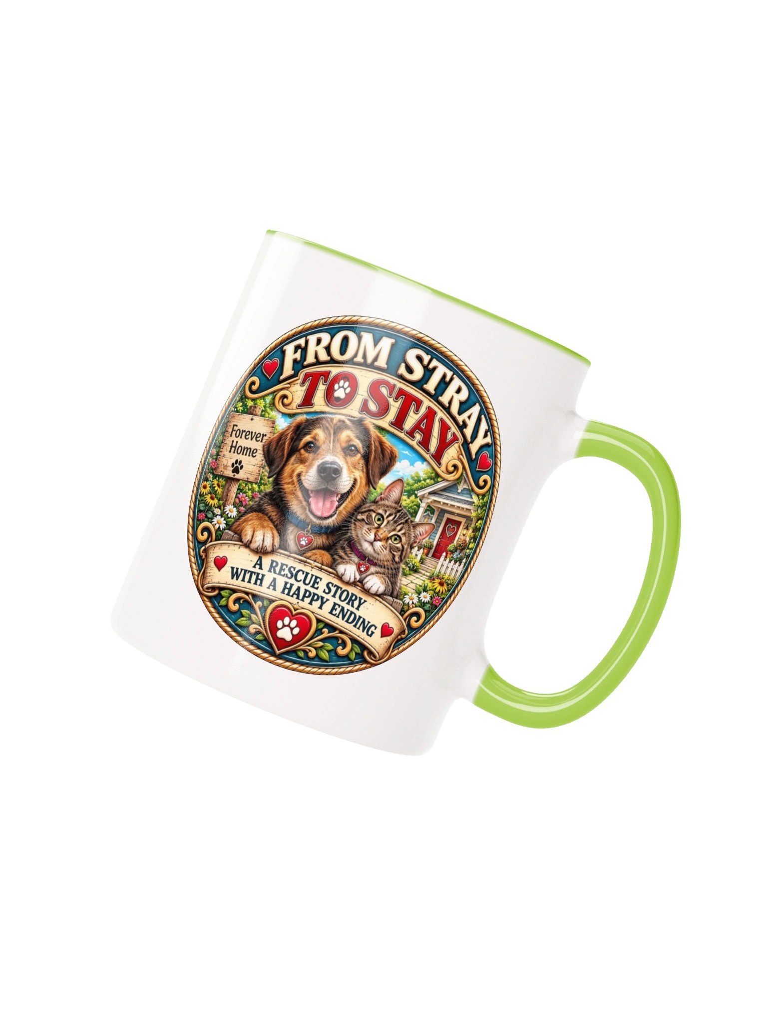 From Stray to Stay Rescue Two Color Mug product image (72)