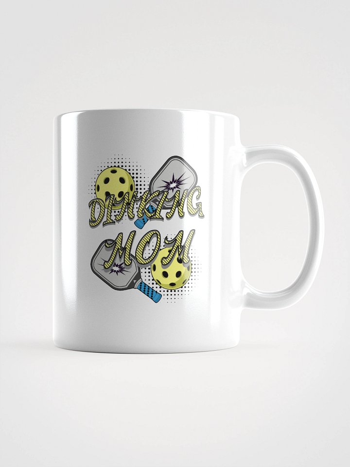 Dinking Mom Pickleball Comic Style Paddle Mug product image (1)