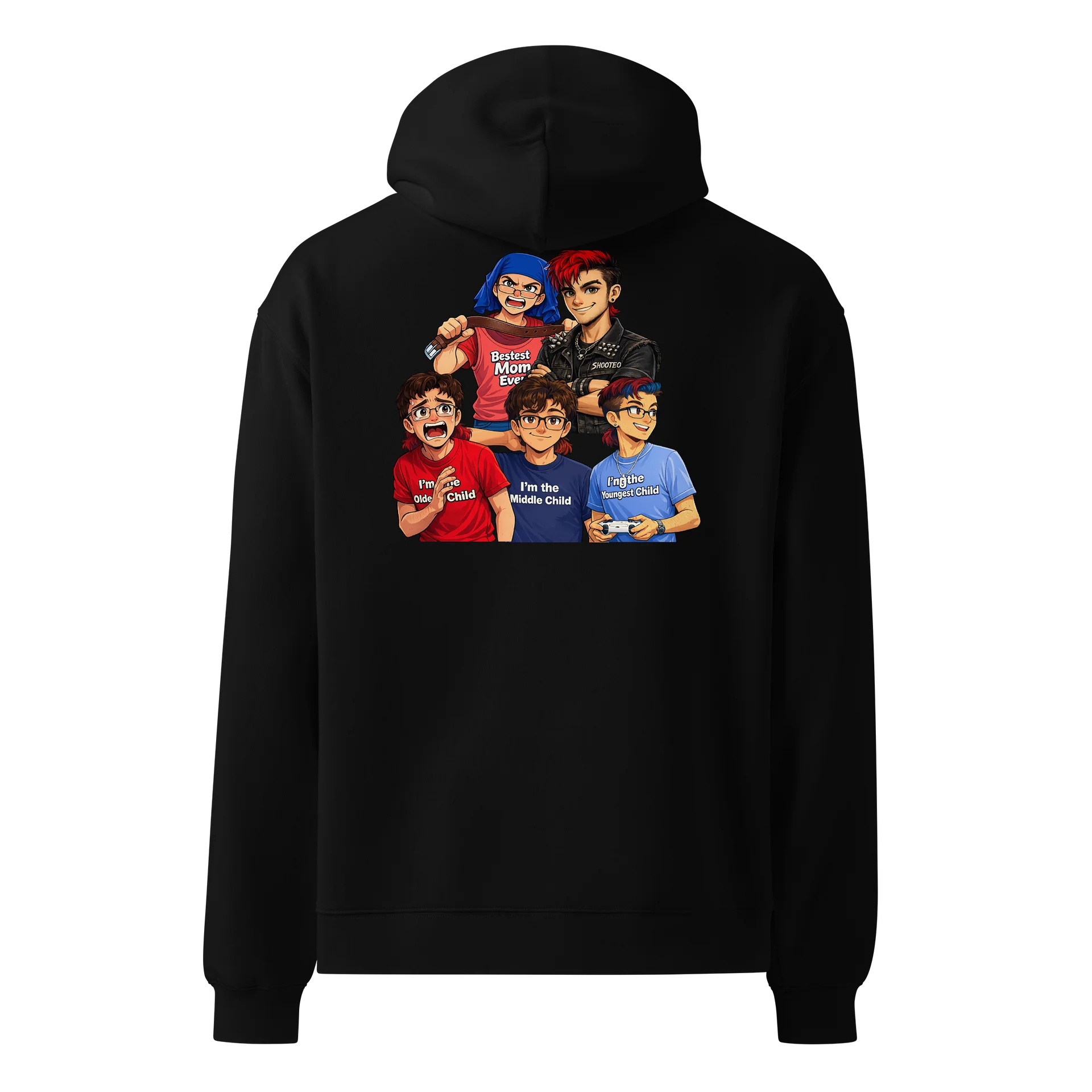 Shooteo's CHARACTERS Hoodie product image (3)