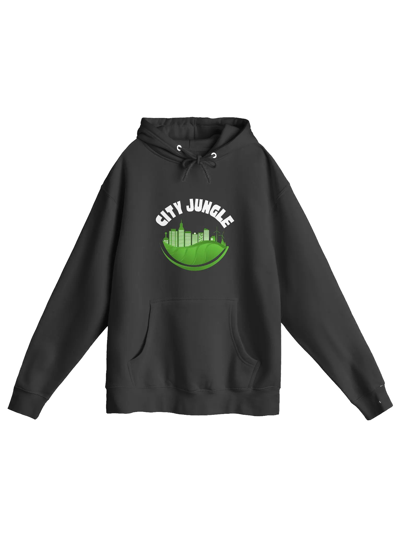 Sustainable Cityscape Leaf Hoodie product image (3)