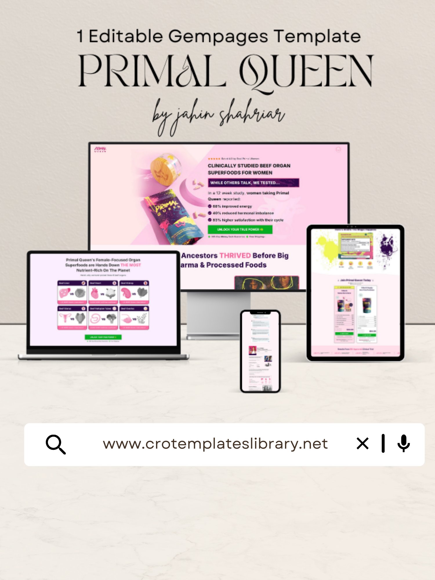 Primal Queen Gempages Template product image (1)