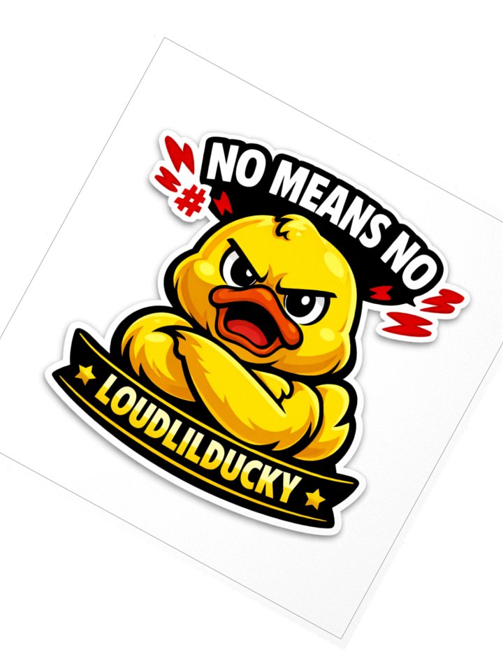 No Means No Sticker product image (4)