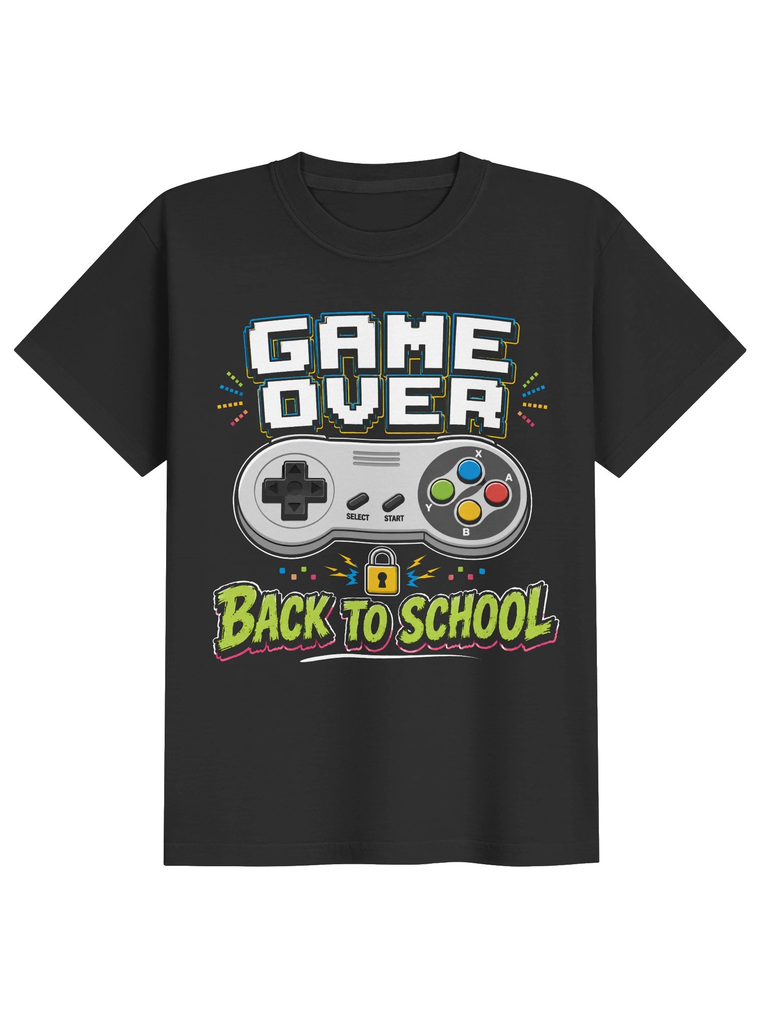 Game Over Back to School Shirt – Retro Gamer Tee product image (2)
