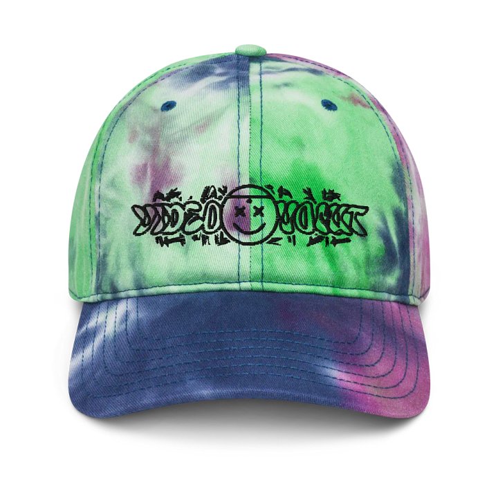 Graffiti outline tie-dye embroidered dadhat product image (1)