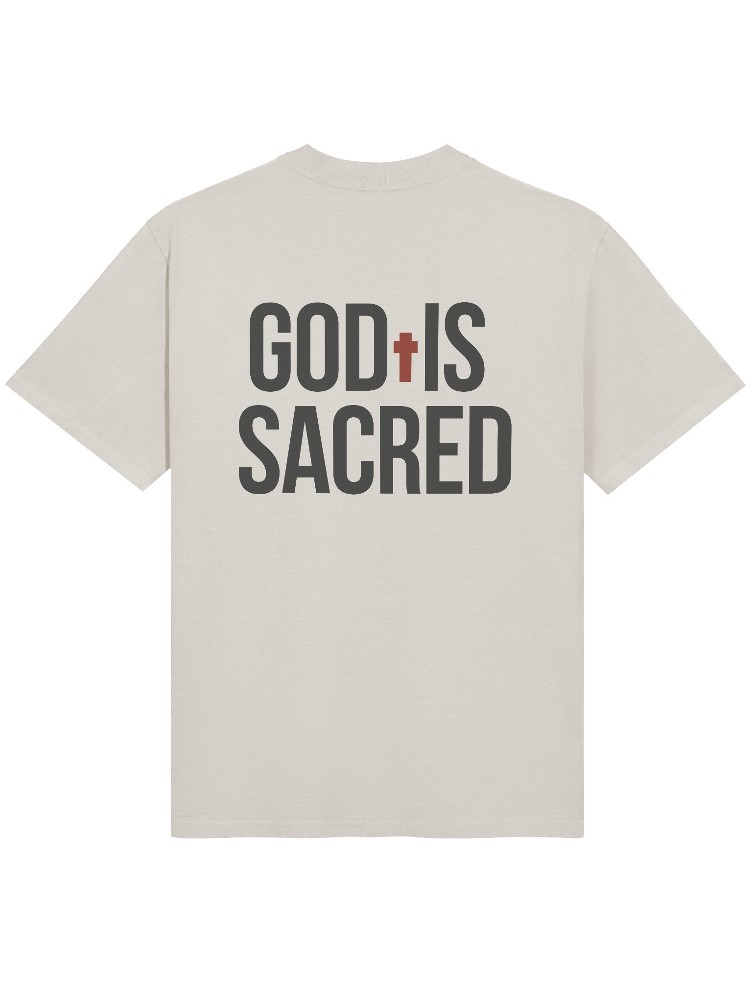 GOD IS SACRED OVERSIZE TEE (Light) product image (4)