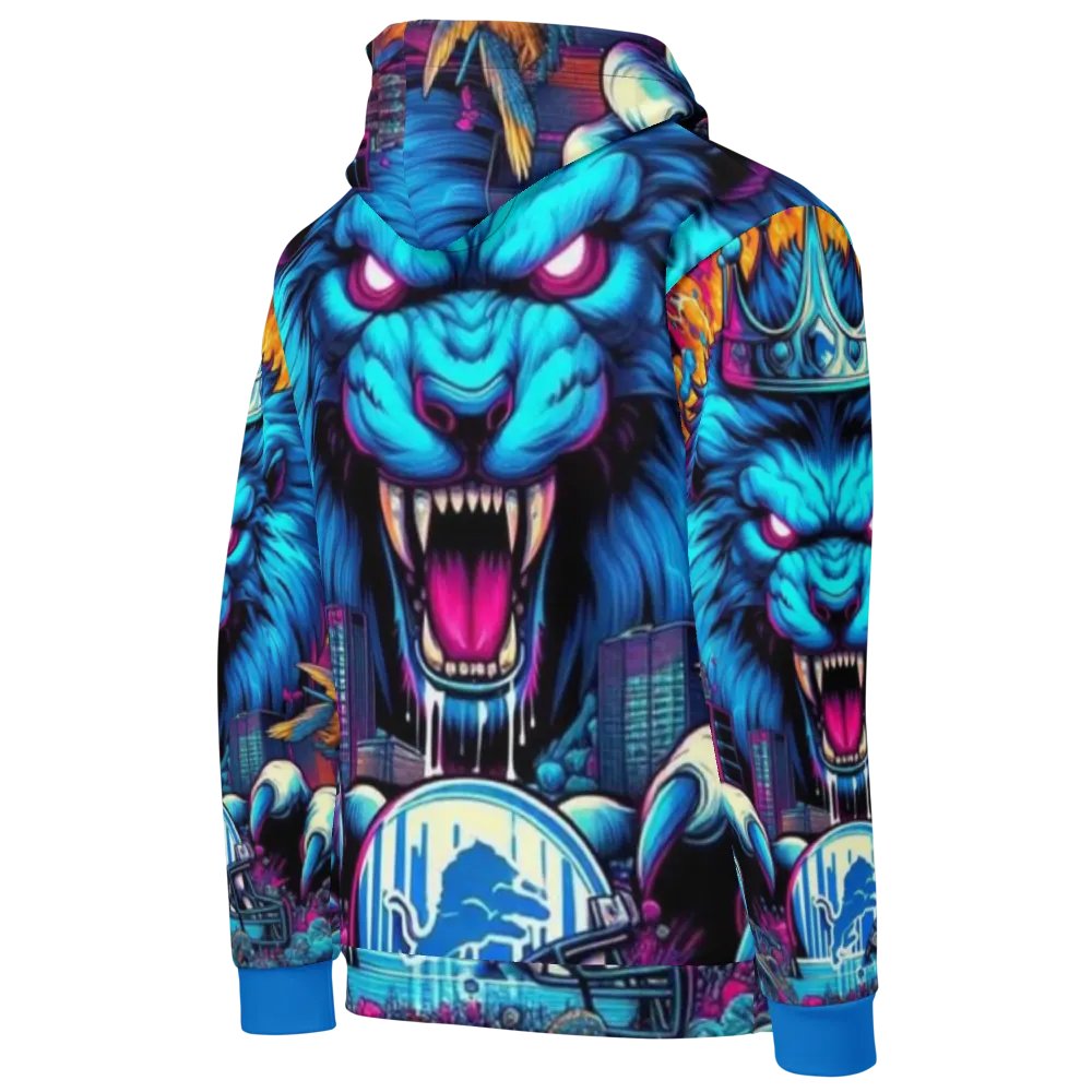 Roaring City Lion Unisex Hoodie product image (7)