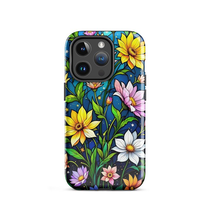 Celestial Blooms Tough Magnetic MagSafe® iPhone® 14, iPhone 15, iPhone 16, iPhone 17, Pro, Pro Max, Plus. product image (2)