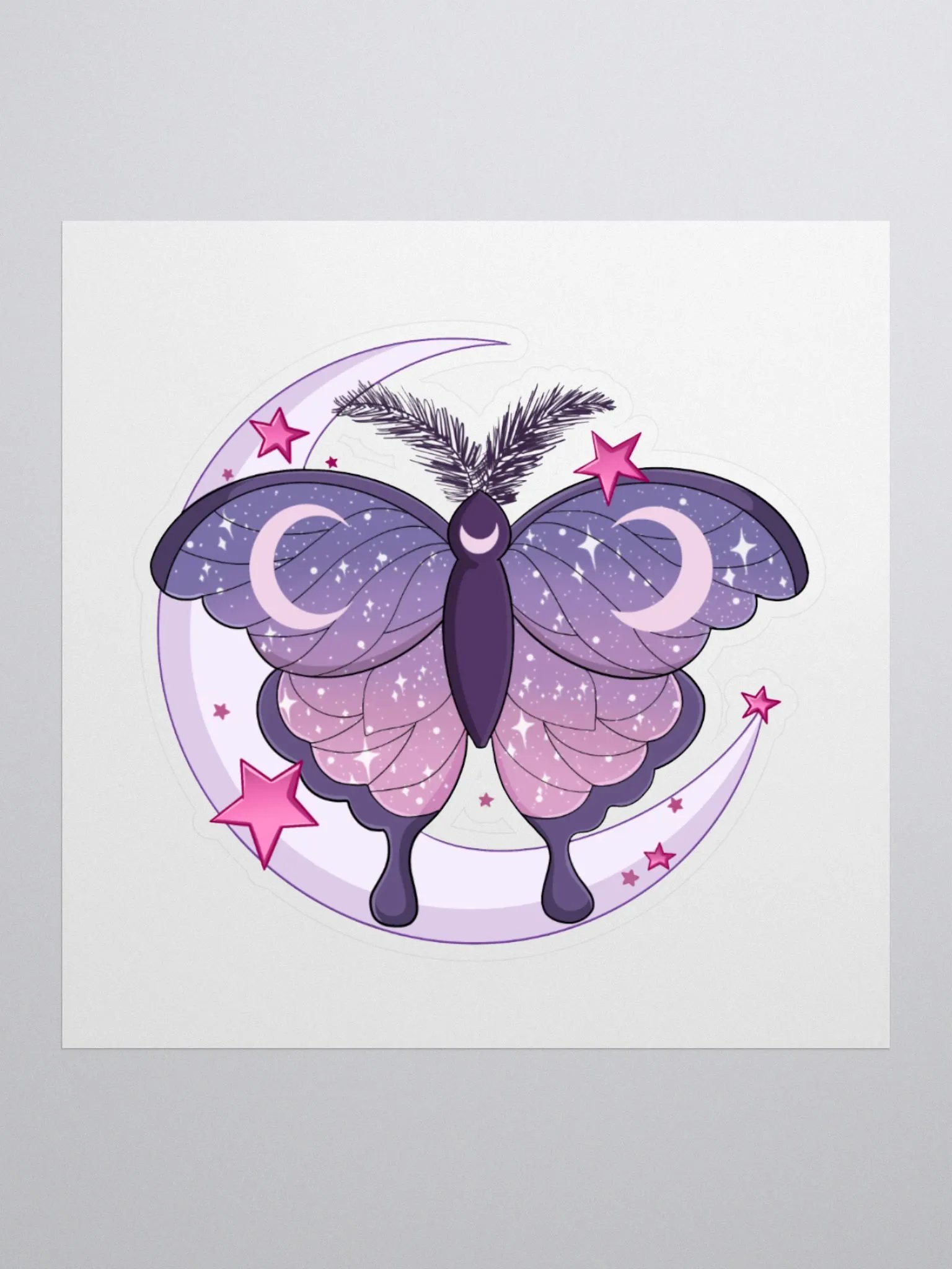 Kasskomics Lunar Moth Sticker product image (3)