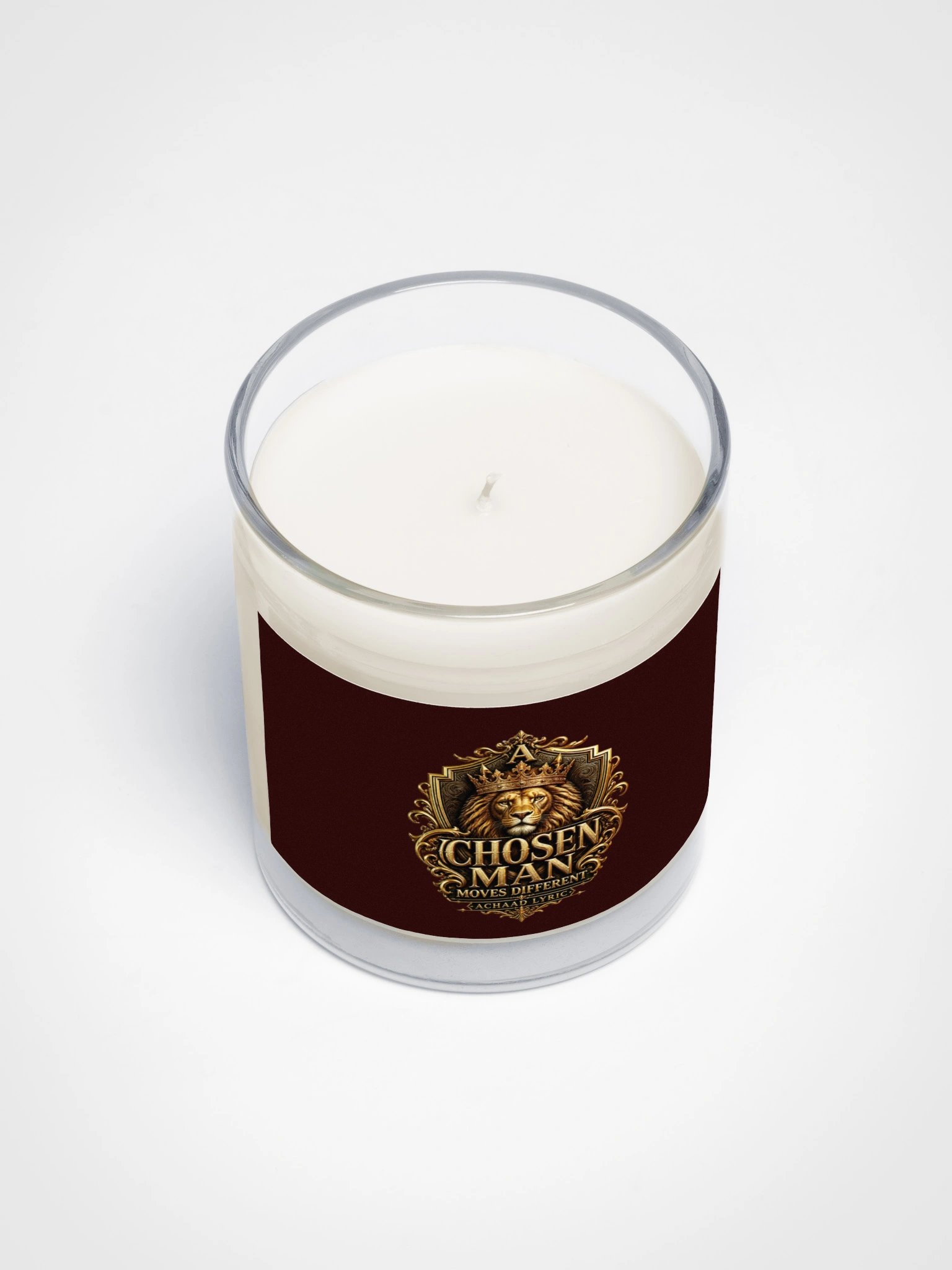 A Chosen Man Moves Different | Royal Burgundy Signature Candle product image (3)