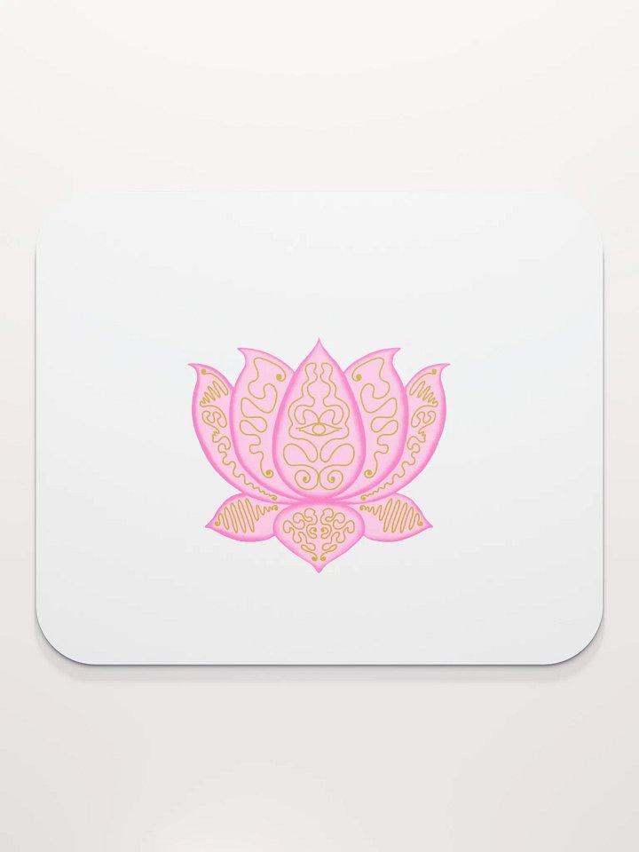 Golden Lotus Mouse Pad product image (2)