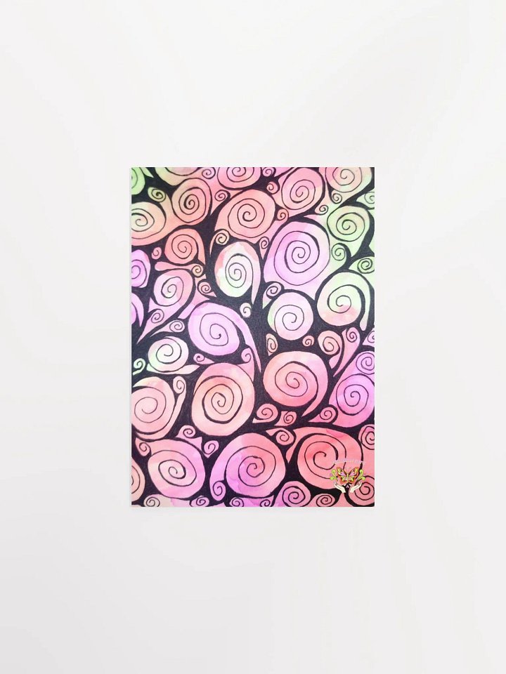 Whimsical Swirls Enhanced Poster product image (1)
