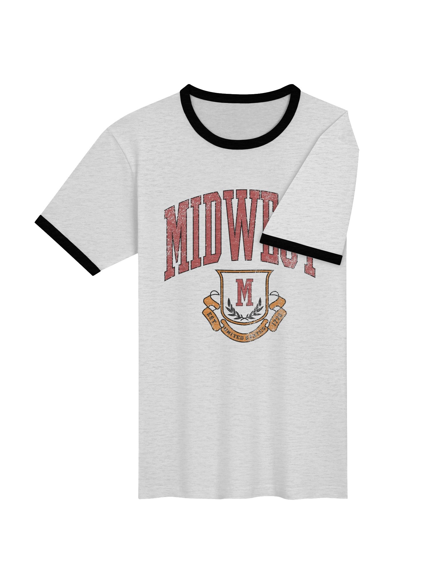 Midwest Vintage Shield Ringer Tee product image (4)