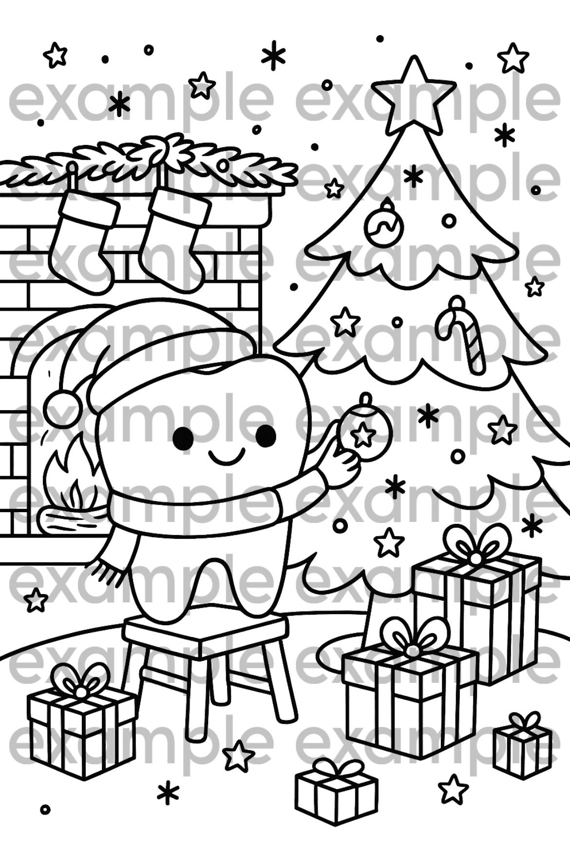 Very Merry Brushmas Coloring Pages product image (3)