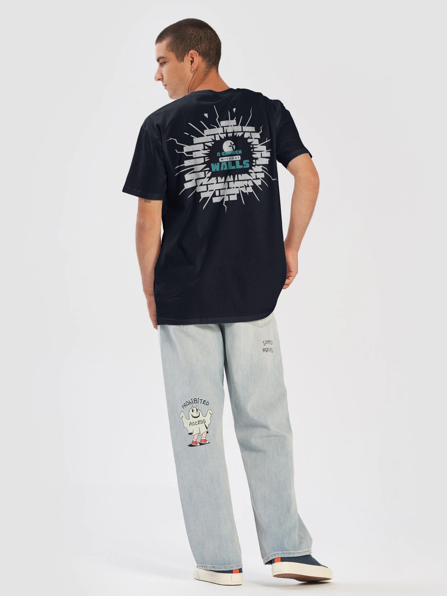 A Church Without Walls Navy - Unisex Premium T-Shirt by AS Colour product image (6)