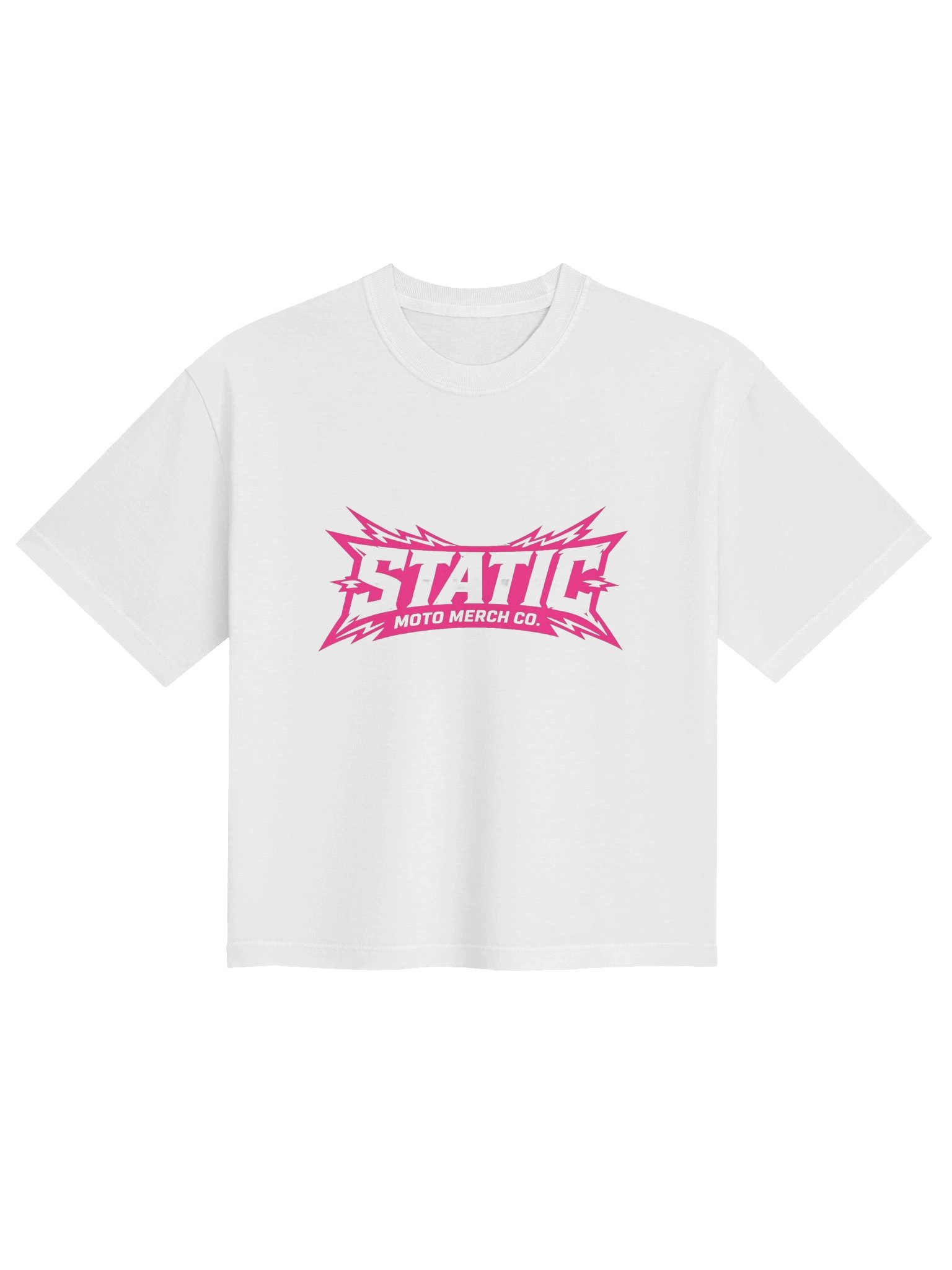 womens mid - high waisted tee white shirt product image (1)