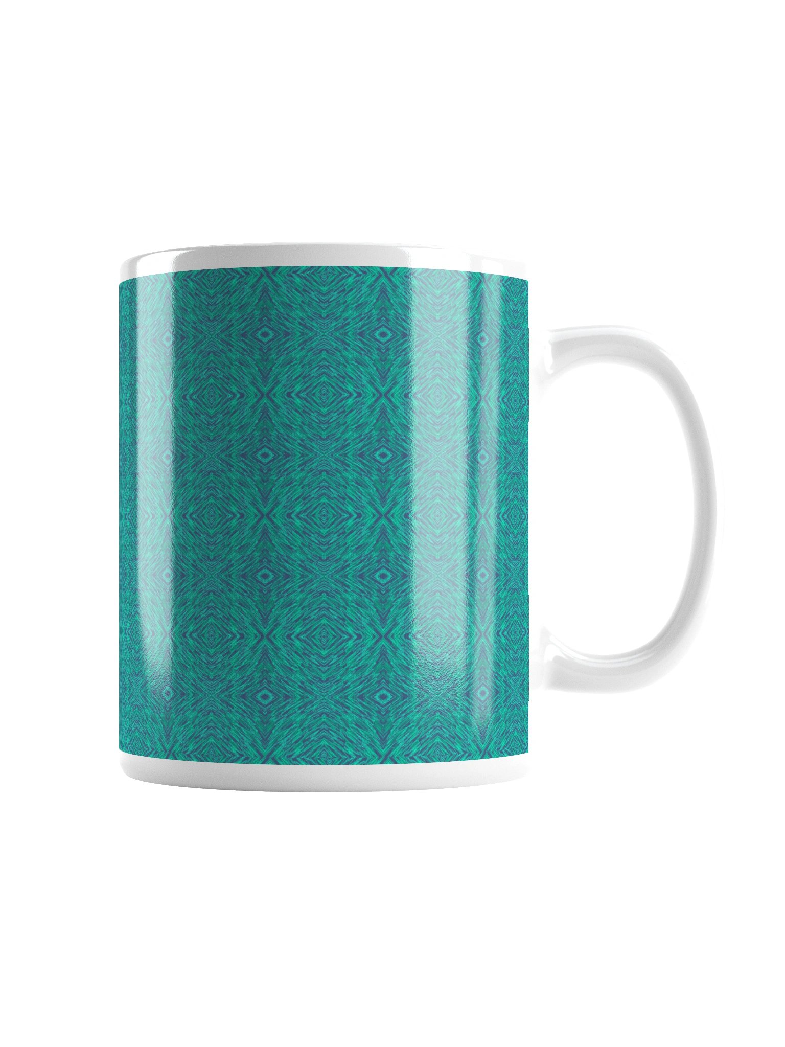 Moss Frost – White Glossy Mug product image (5)